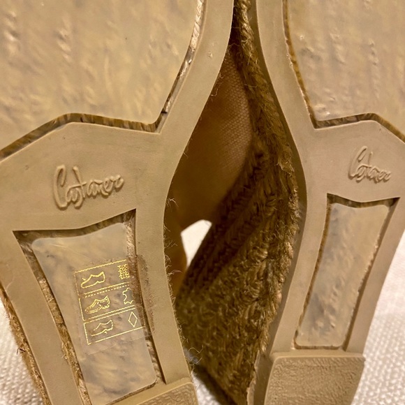 Castañer twisted canvas wedge slingback espadrille - Picture 3 of 6